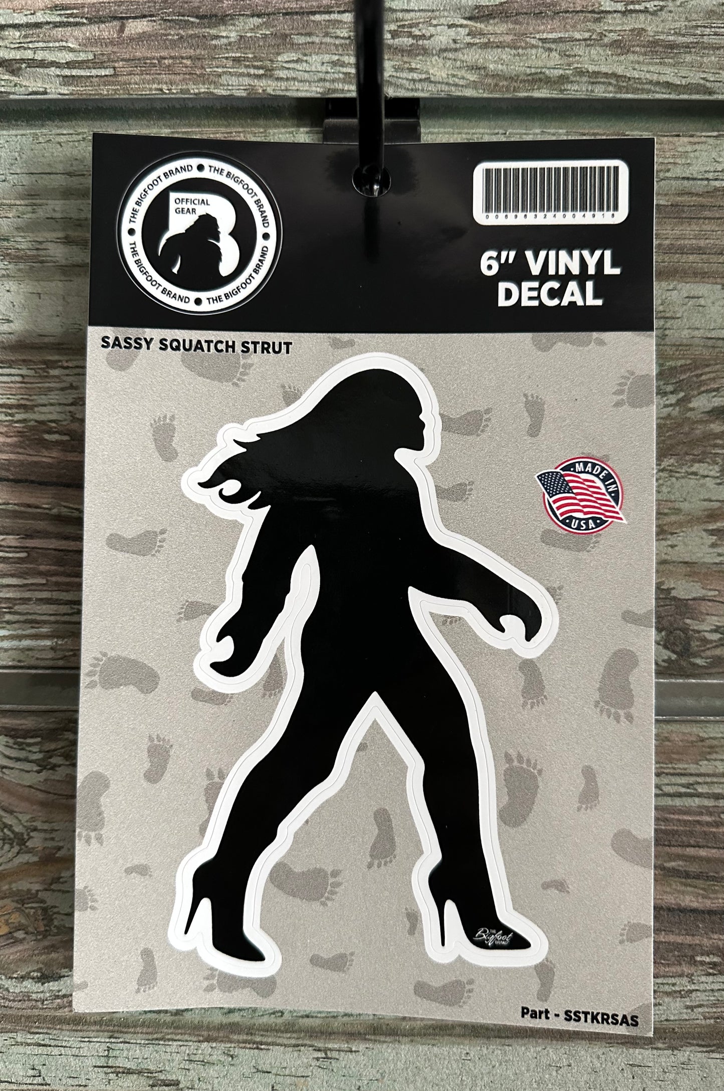 Squatch Sticker Sassy Squatch