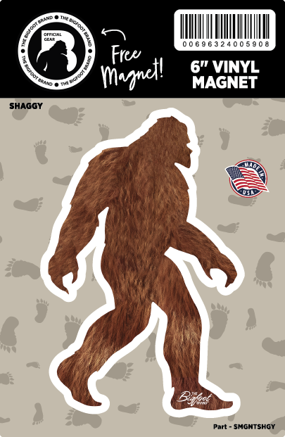 Shaggy Bigfoot Magnet