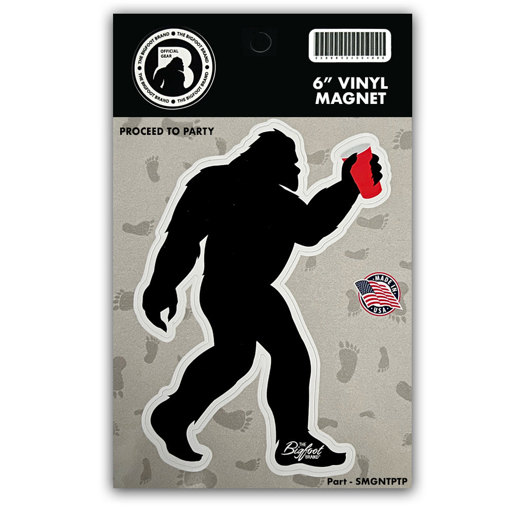 Bigfoot Red Solo Cup Party Magnet