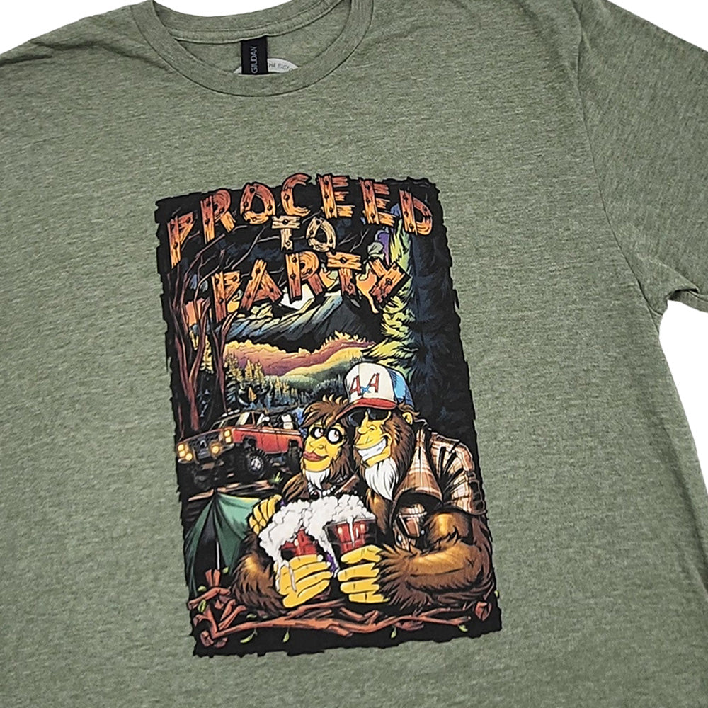 Bigfoot and SassySquatch Proceed To Party Tee