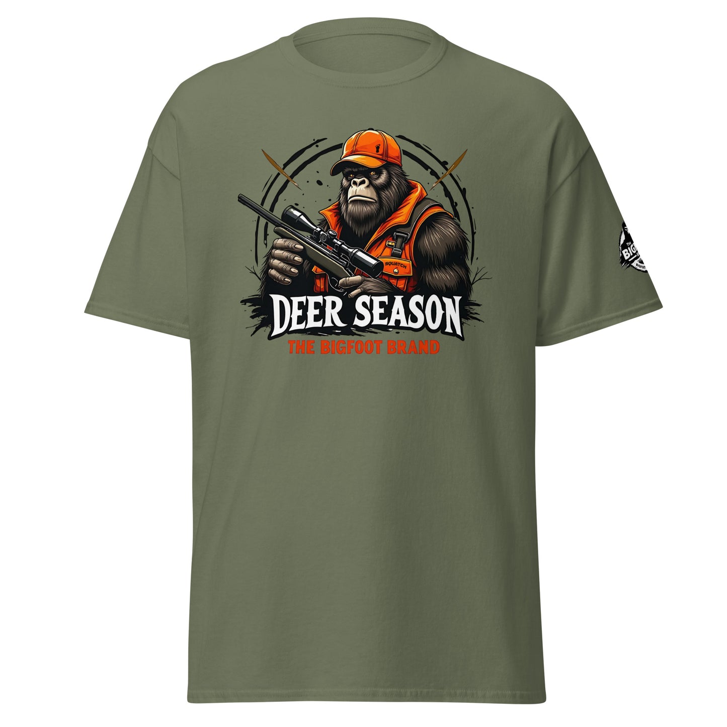 Ol' SQUATCH is ready for DEER SEASON! classic tee