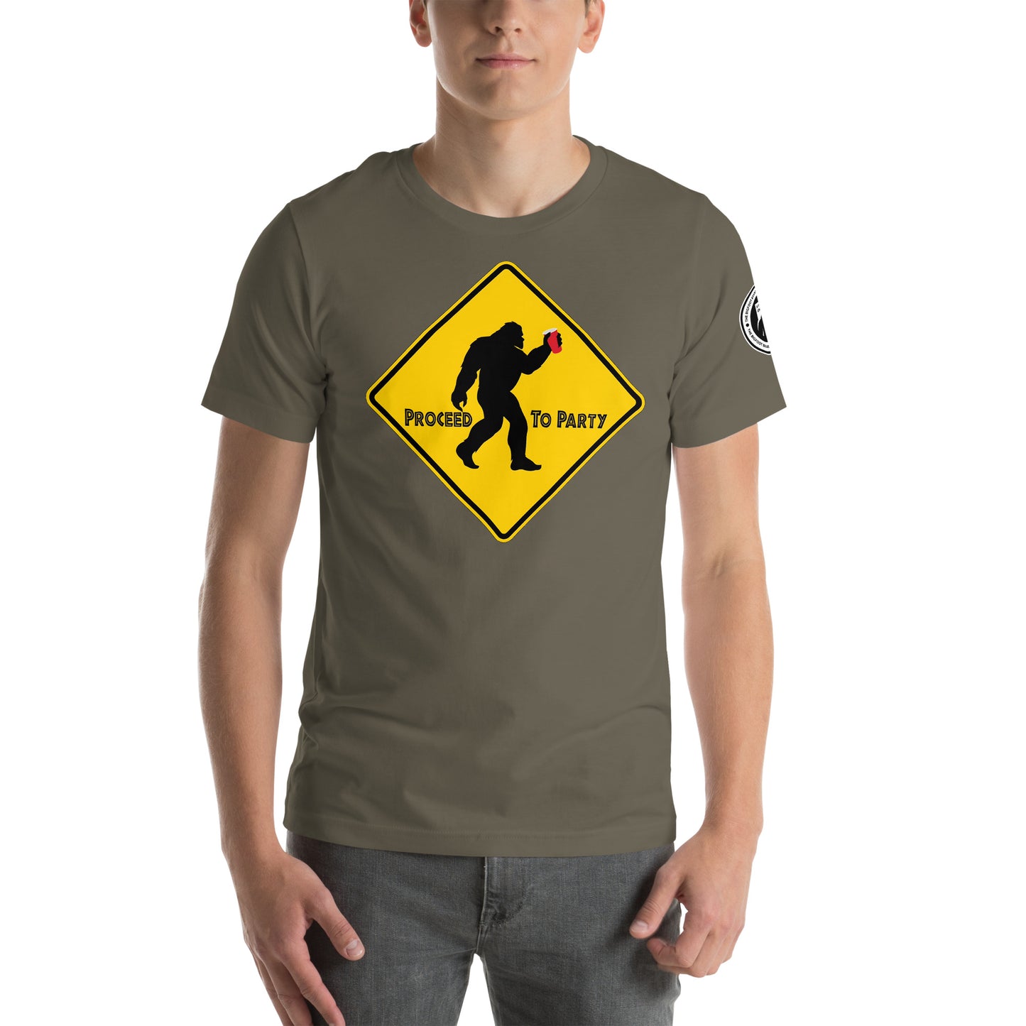 Bigfoot PROCEED TO PARTY - Red Solo Cup - Unisex t-shirt