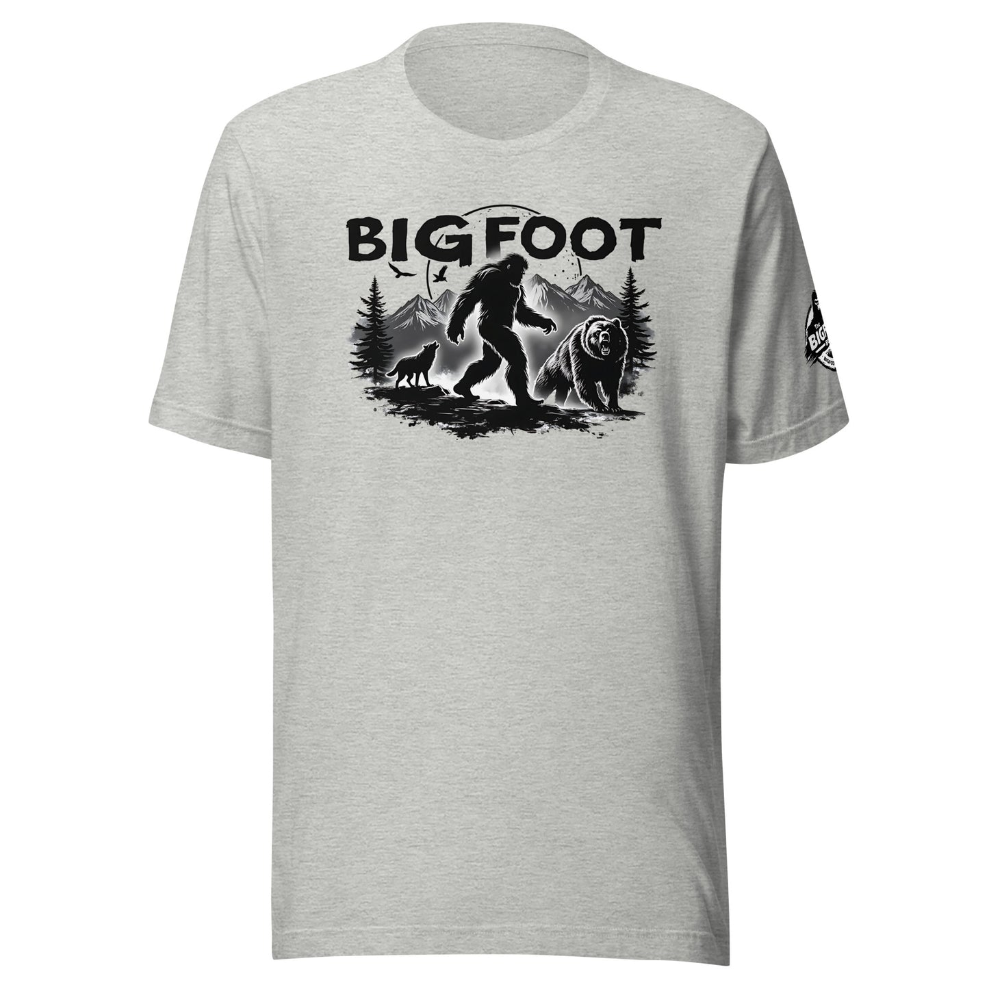 BIGFOOT creeping in the moonlight t-shirt