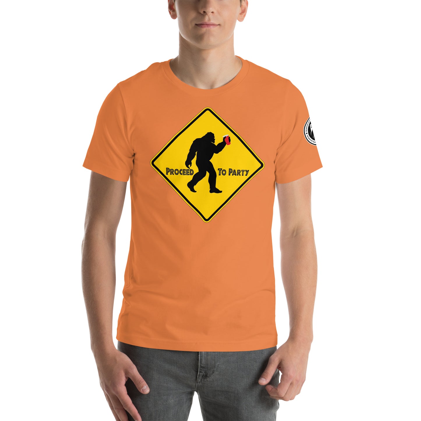 Bigfoot PROCEED TO PARTY - Red Solo Cup - Unisex t-shirt