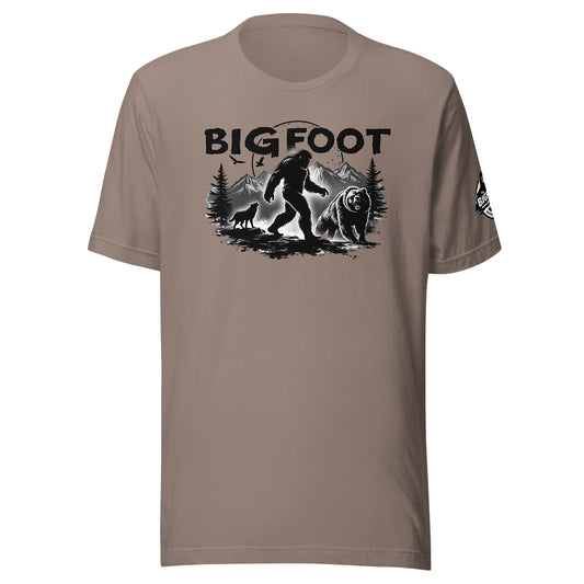 BIGFOOT creeping in the moonlight t-shirt