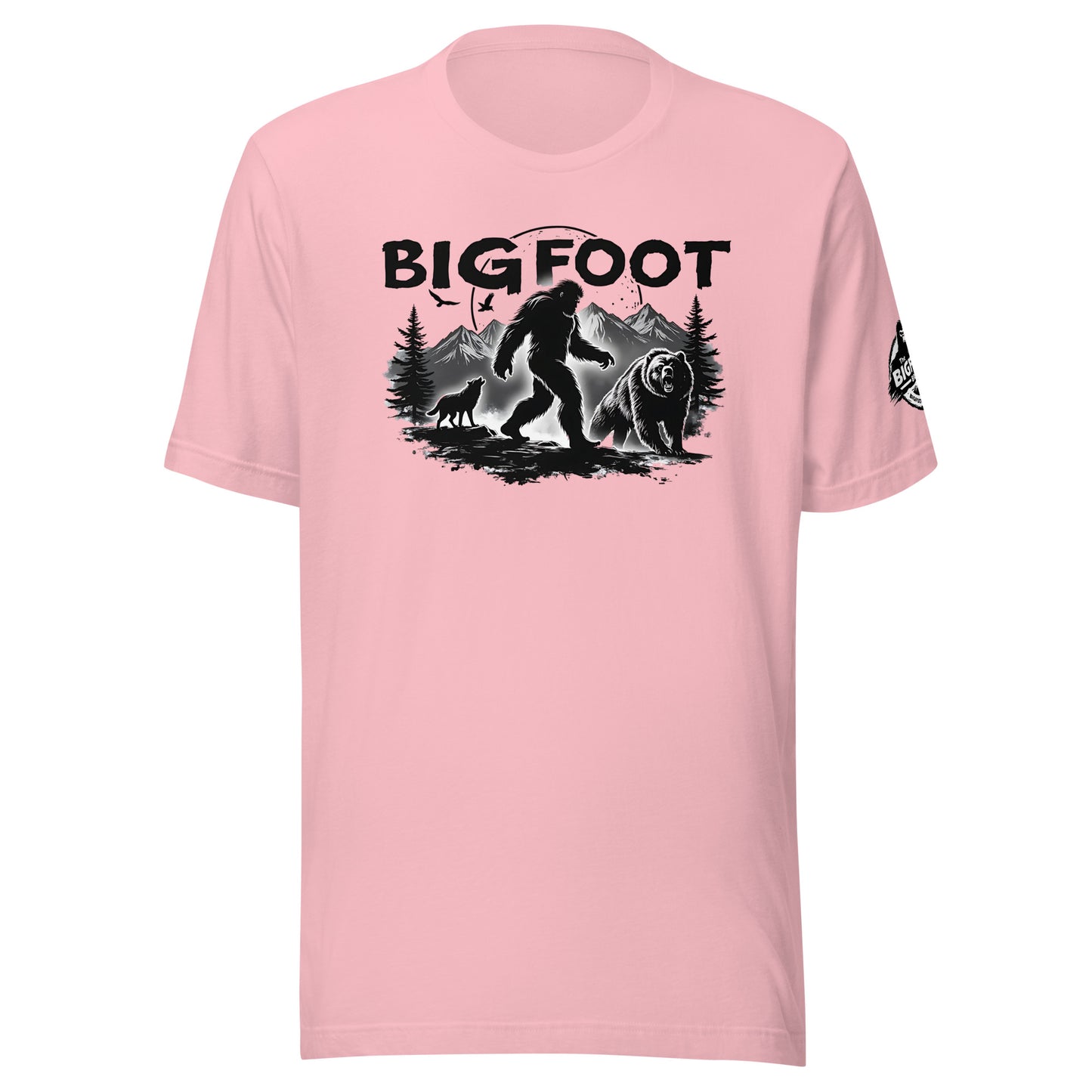 BIGFOOT creeping in the moonlight t-shirt